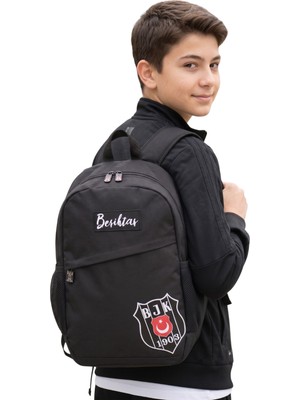 Beşiktaş Orijinal Lisanslıgümüş Logo Detaylı Comfort Sırt Çantası