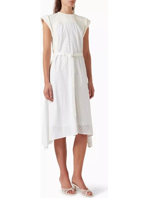 3.1 Phillip Lim Broderie Anglaise Detaylı Kadın Elbise