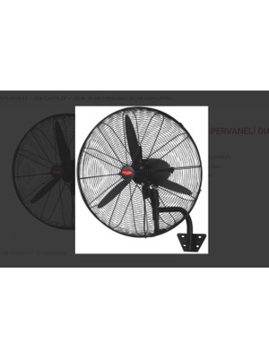 Helios HS9401 155 W - 26 Inç 3 Pervaneli Duvar Vantilatörü