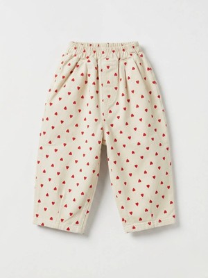 Teeny Weeny Unisex Kalp Desenli Balon Jean Pantolon
