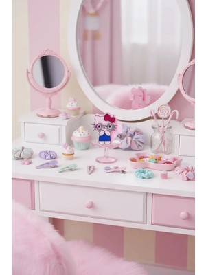 Miniso Sanrio Lisanslı Hello Kitty Tatlı Fabrikası Serisi Saç Tokası – Renkli Çocuk Saç Aksesuarı