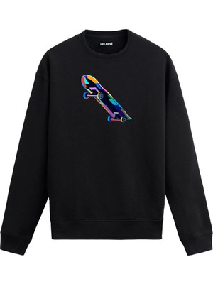 Colermi Kaykay Baskılı Sweatshirt