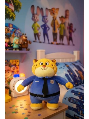Miniso Disney Lisanslı Zootropolis Peluş Oyuncak 33 cm – Ayakta Duran Yumuşak Tasarım