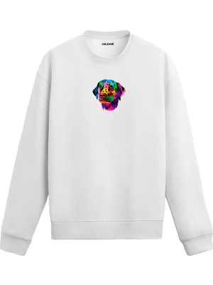 Colermi Dalmaçyalı Köpek Baskılı Sweatshirt