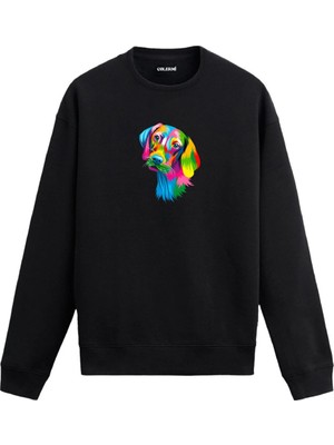 Colermi Beagle Baskılı Sweatshirt