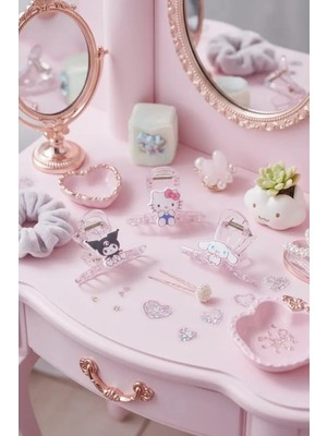 Miniso Sanrio Lisanslı Hello Kitty ve Arkadaşları Tatlı Serisi Mandal Toka – Figürlü Saç Aksesuarı