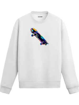 Colermi Kaykay Baskılı Sweatshirt