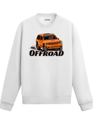Colermi Offroad Araç Baskılı Sweatshirt