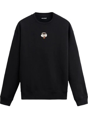 Colermi Minimal Kahve Fincanı Tasarımlı Sweatshirt
