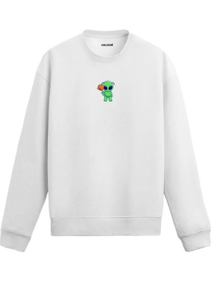 Colermi Basketbol Toplu Uzaylı Figürlü Sweatshirt
