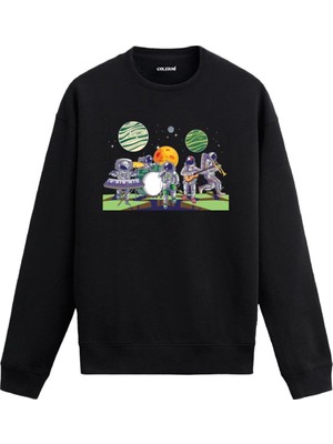 Colermi Uzaylı Müzik Grubu Sweatshirt
