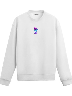 Colermi Fantezi Mantar Figürlü Sweatshirt