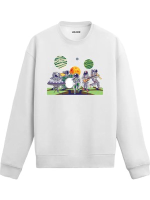 Colermi Uzaylı Müzik Grubu Sweatshirt