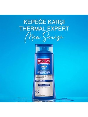 Defne Store Thermal Expert Şampuan – Kepek ve Saç Dökülmesine Karşı, Termal Su & Mentol Içerikli, Bitkisel Kompleks B19, 360 ml (2 Paketi)