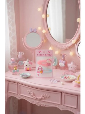 Miniso Sanrio Lisanslı Hello Kitty Figürlü Saç Klipsi 11,5 cm – 2 Adet Sevimli Renkli Tasarım