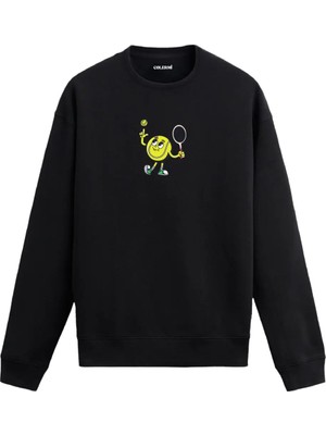 Colermi Tenis Topu Figürlü Sweatshirt