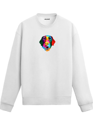 Colermi Labrador Retriever Baskılı Sweatshirt
