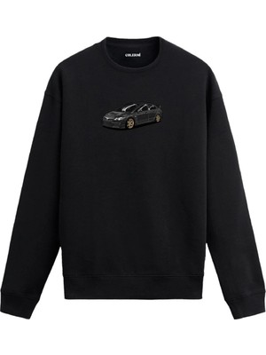 Colermi Jdm Spor Sedan Baskılı Sweatshirt