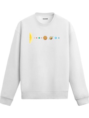 Colermi Güneş Sistemi Temalı Sweatshirt