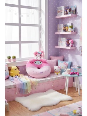 Miniso Sanrio Lisanslı My Melody Oturma Minderi – Yumuşak Konforlu Dekoratif Tasarım 36X40 cm