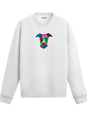 Colermi Italian Greyhound Baskılı Sweatshirt