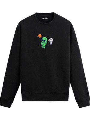 Colermi Gezegen Avcısı Uzaylı Sweatshirt