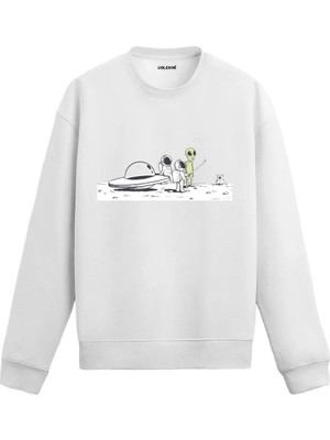 Colermi Uzayda Tanışma Anı Sweatshirt