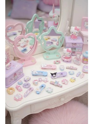 Miniso Sanrio Lisanslı Hello Kitty ve Arkadaşları Tatlı Serisi Figürlü Saç Tokası – Renkli ve Şık Tasarım