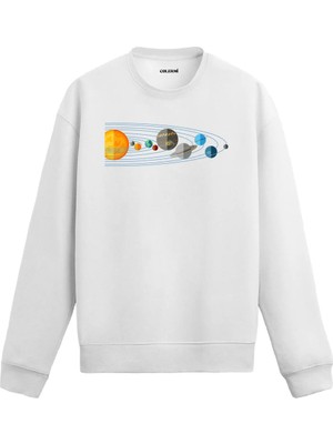 Colermi Güneş Sistemi Yörüngeli Sweatshirt