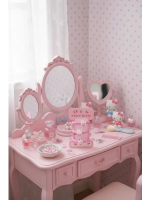 Miniso Sanrio Lisanslı Hello Kitty Zar Figürlü Saç Lastiği 11 cm – 3 Adet Renkli Sevimli Set