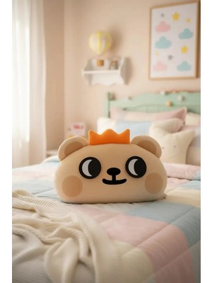 Miniso Lisanslı Bearisbug Koleksiyonu Kanca&döngü Bantlı Peluş Yastık 44 cm – Dekoratif Minder