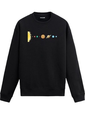 Colermi Güneş Sistemi Temalı Sweatshirt
