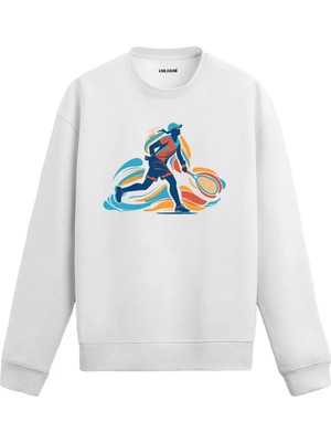 Colermi Dinamik Tenis Oyunculu Sweatshirt