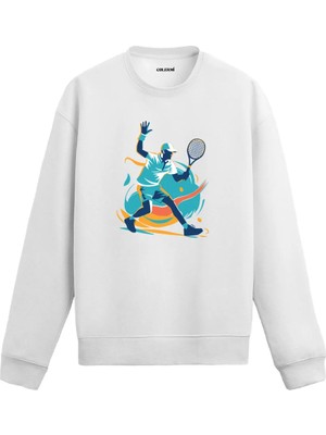 Colermi Stilize Tenis Servis Sweatshirt
