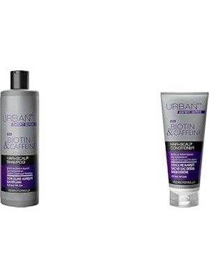 Defne Store Expert Biotin & Kafein Dökülme Karşıtı Saç Bakım Şampuanı 350 Ml- Veganxurban Care Expert Biotin & Kafein Dökülme Karşıtı Saç Bakım Kremi 200ML- Vegan