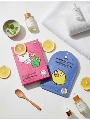 Miniso Lisanslı Ratora Serisi Meyve Özlü Kağıt Yüz Maskesi – Limon
