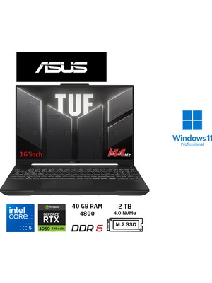 Asus tuf Gaming FX607VU-RL017 Intel Core 5 210H 40GB 2tb SSD RTX4050 140W W11 Pro 16" Duddi