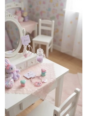 Miniso Sanrio Lisanslı Kuromi Saç Lastiği 2li Set – Sevimli Günlük Çocuk Saç Tokası
