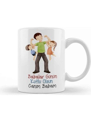 Dekado Babalar Günü Babaya Hediye 036 Kupa Bardak Porselen