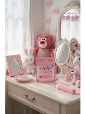 Miniso Disney Lisanslı Lotso Festival Serisi Saç Klipsi 11,5 cm – 3 Adet Renkli Sevimli Set