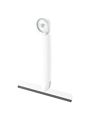 Defne Store Duş Çekçeki, Silikon Pencere Çekçeki, Çıkarılabilir Saplı, Beyaz