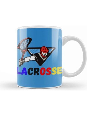 Dekado Funny Lacrosse Player Lax Mom Coach Gift Maglietta Kupa Bardak Porselen