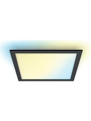 Defne Store Wiz Siyah Akıllı Sıva Üstü Rgb Kare Panel Tavan Armatürü 36W
