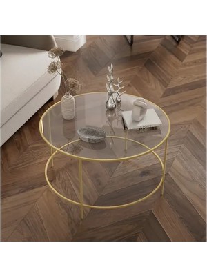 Vivense Gina Orta Sehpa, Gold