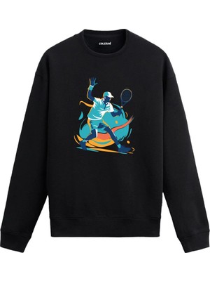 Colermi Stilize Tenis Servis Sweatshirt