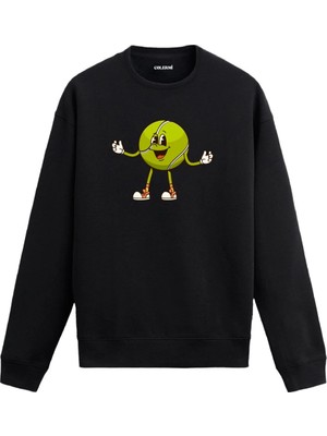 Colermi Unisex Pamuklu Karakter Baskılı Sweatshirt