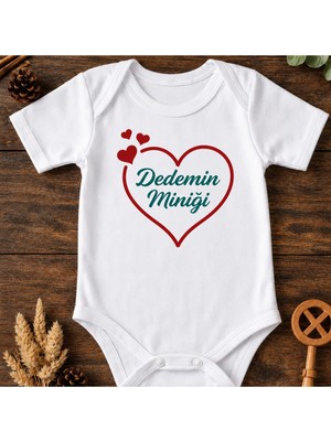 Eydu Baby Babannem Ve Dedem Ben Geliyorum Kısa Kollu Çıtçıtlı Bebek Body Badi Zıbın