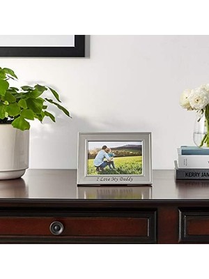 Defne Store Frames 506964 Frames I My Daddy Silver Plated 6X4PICTURE Frame - Me And My Cousin