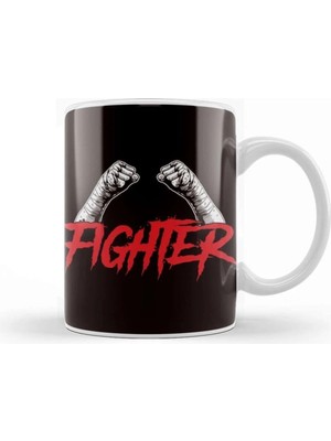 Dekado Kickboxing Boxer Kixkboxer Fighter Training Coach Mma Sports Kupa Bardak Porselen