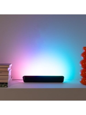 Defne Store Wiz 2'li Gradient Işık Barı - Siyah (30 Cm) Rgbıc Aynı Anda Birden Fazla Renk Gösterir – Kolay Kurulum, Wi-Fi ile Bağlanır – Uygulama/dil ile Kontrol,, Alexa ve Homekit ile Çalışır